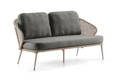 Ravenna Banc lounge 2.5 places aluminium