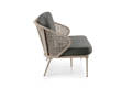 Ravenna Banc lounge 2.5 places aluminium 1