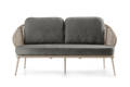Ravenna Banc lounge 2.5 places aluminium 3