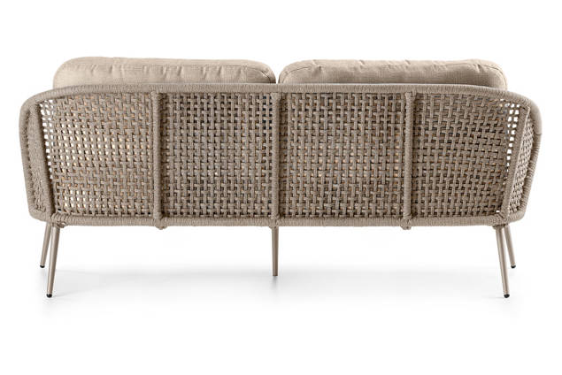 Ravenna 3er Loungebank Aluminium 2