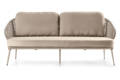 Ravenna 3er Loungebank Aluminium 3