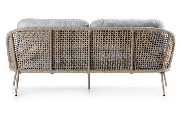 Ravenna 3er Loungebank Aluminium 2