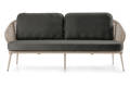 Ravenna 3er Loungebank Aluminium 3