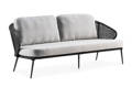 Ravenna 3er Loungebank Aluminium