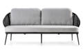 Ravenna 3er Loungebank Aluminium 3