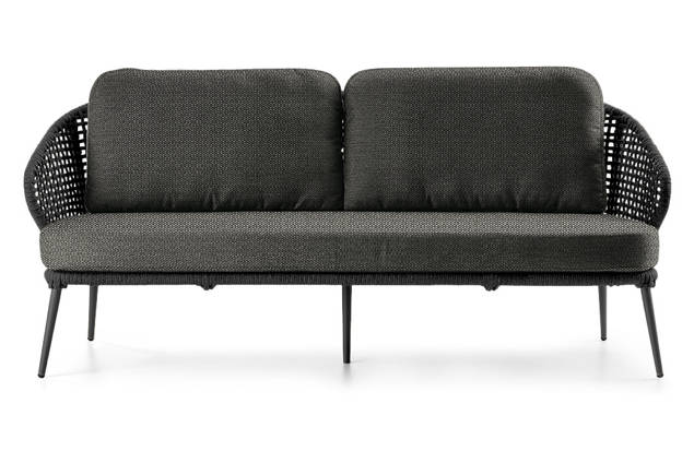 Ravenna 3er Loungebank Aluminium 3