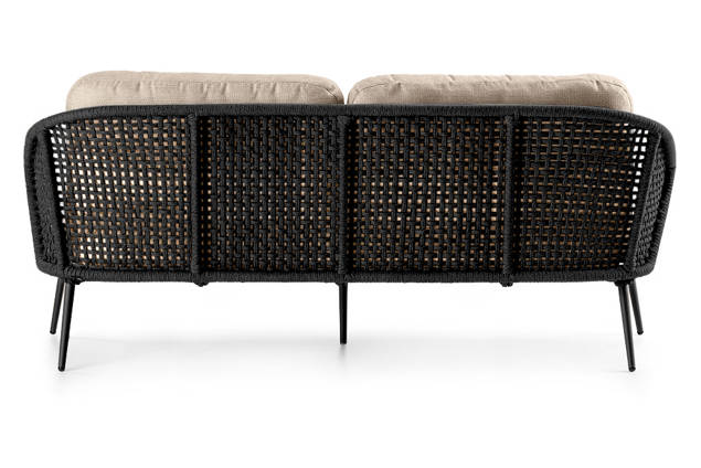 Ravenna 3er Loungebank Aluminium 2