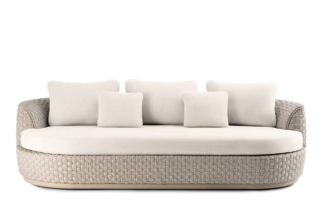 Sintra 3er Loungebank Aluminium 1