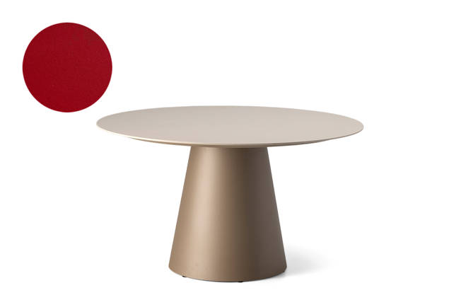 San Marino Gartentisch rund Aluminium Ø130 cm