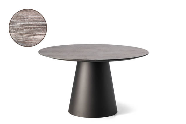 San Marino Gartentisch rund Aluminium Ø130 cm