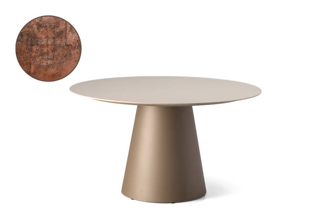 San Marino Table de jardin ronde aluminium Ø130 cm