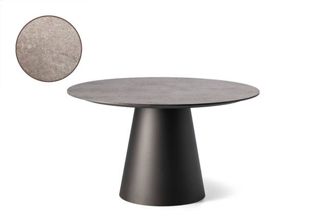 San Marino Table de jardin ronde aluminium Ø130 cm