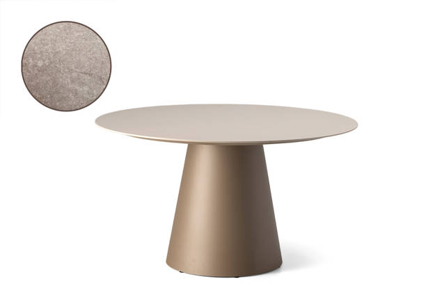 San Marino Table de jardin ronde aluminium Ø130 cm