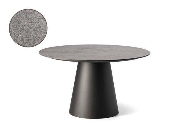 San Marino Gartentisch rund Aluminium Ø130 cm