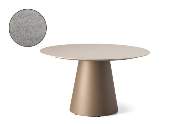 San Marino Table de jardin ronde aluminium Ø130 cm