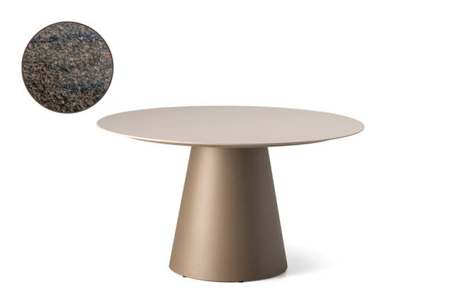 San Marino Table de jardin ronde aluminium Ø130 cm