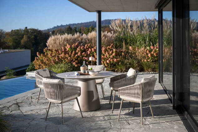 San Marino Set de table de jardin aluminium