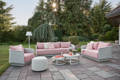 Messina 2er Loungebank Aluminium 6