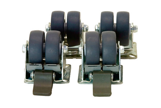 Kampen Chaise de plage XL set rotin/bois 12