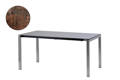 Pilatus Gartentisch Edelstahl 160x90 cm