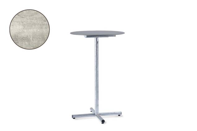 Titlis Bartisch klappbar Stahl 80x80 cm