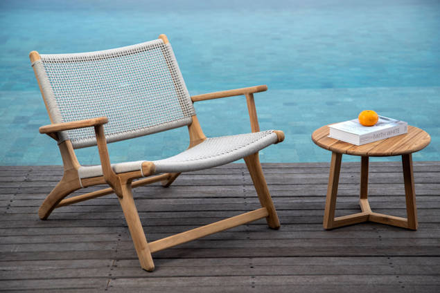 Beja Gartenlounge Set Holz