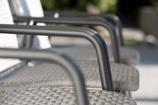 Colares Gartentisch Set Aluminium/Rope 2