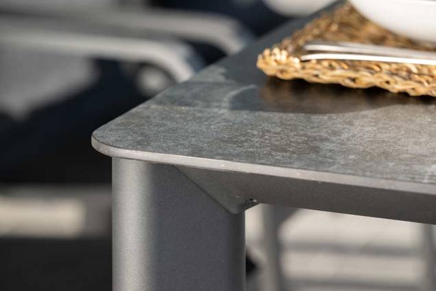 Colares Gartentisch Set Aluminium 4