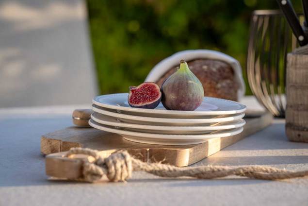 Kopenhagen Gartentisch Set Aluminium/Rope 5