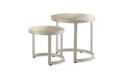 Lucca Beistelltisch Set Aluminium
