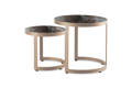 Lucca Beistelltisch Set Aluminium 1