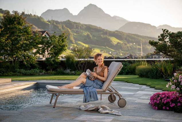 Palma Liegestuhl Set Aluminium