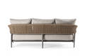 Enna 3er Loungebank Aluminium 3