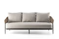 Enna 3er Loungebank Aluminium 4