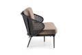 Ravenna 2.5er Loungebank Aluminium 1