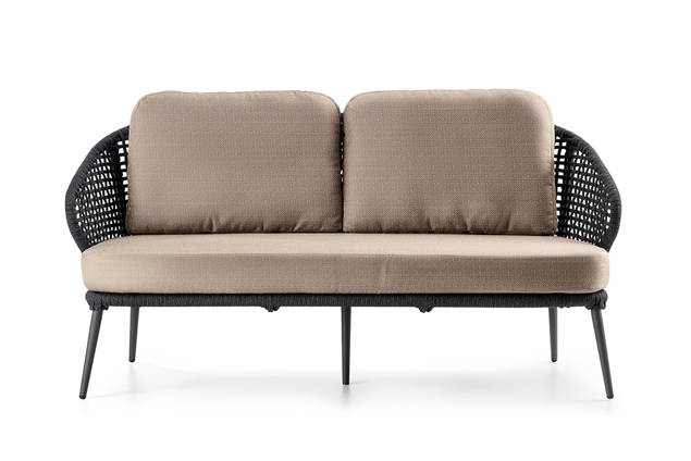 Ravenna 2.5er Loungebank Aluminium 3