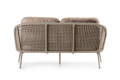 Ravenna 2.5er Loungebank Aluminium 2