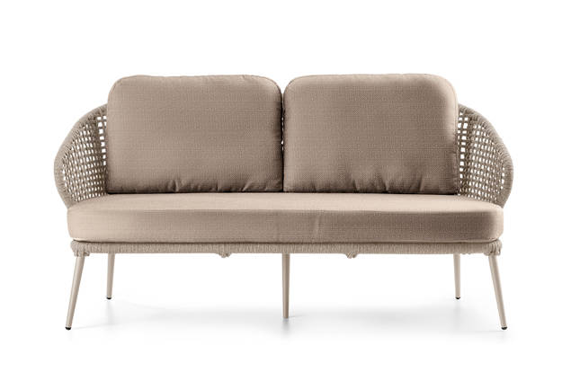 Ravenna Banc lounge 2.5 places aluminium 3