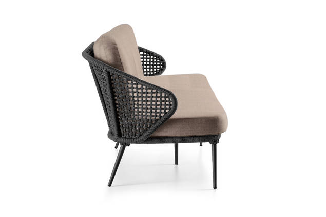 Ravenna 3er Loungebank Aluminium 1