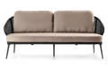 Ravenna 3er Loungebank Aluminium 3