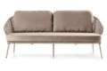 Ravenna 3er Loungebank Aluminium 3
