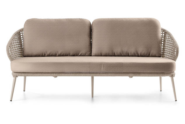 Ravenna Banc lounge 3 places aluminium 3