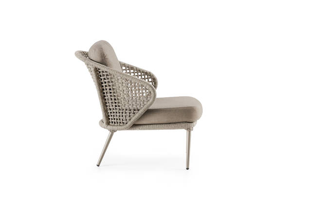 Ravenna Fauteuil lounge aluminium 1