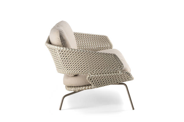 Santiago 2er Loungebank Edelstahl 2