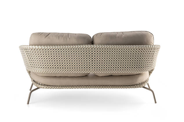 Santiago 2er Loungebank Edelstahl 3