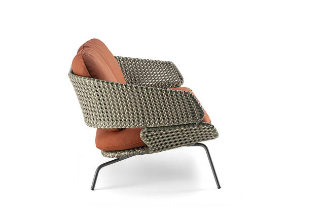 Santiago 2er Loungebank Edelstahl 2