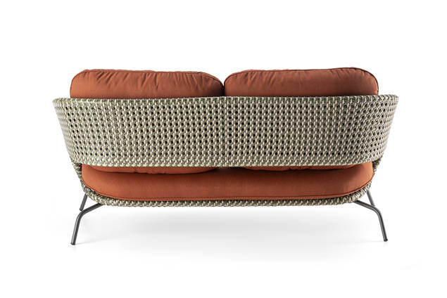 Santiago 2er Loungebank Edelstahl 3