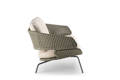 Santiago Banc lounge 2 places acier inoxydable 2