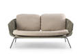 Santiago Banc lounge 2 places acier inoxydable 4