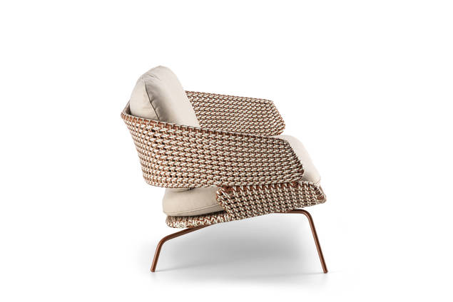 Santiago 2er Loungebank Edelstahl 2